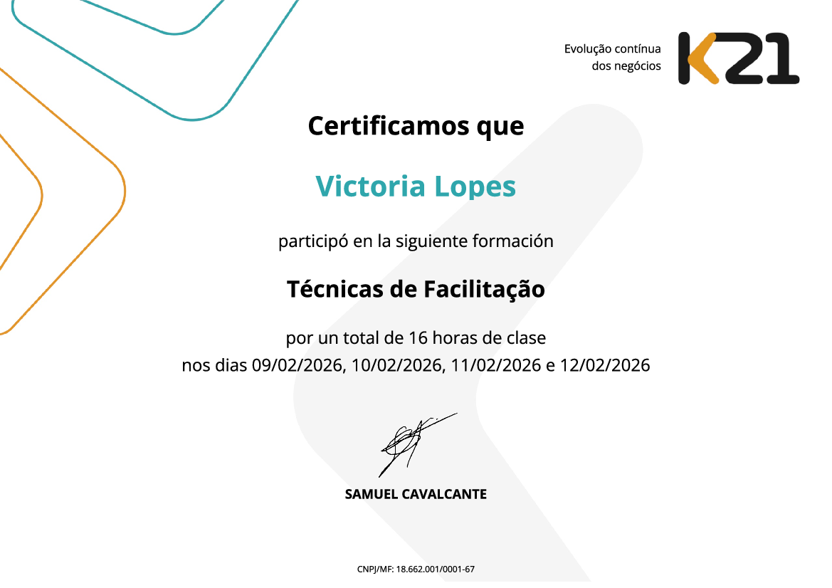 Certificado K21